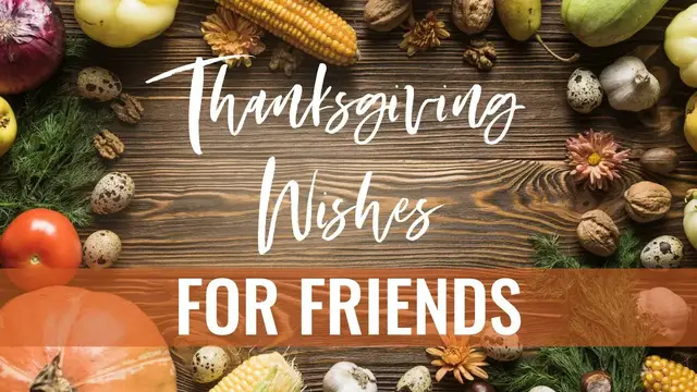 'Video thumbnail for Thanksgiving Wishes for Friends'