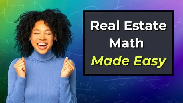 'Video thumbnail for Real Estate Math - 35 Math Questions on the Real Estate Exam (Compilation)'