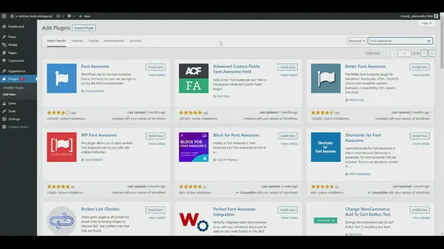'Video thumbnail for How to add font awesome to WordPress | WP Guide'