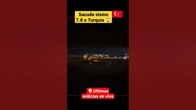 'Video thumbnail for #1 Sacude #sismo 7.8 a #Turquia #Shorts 😰😥😭🤕😱😱'