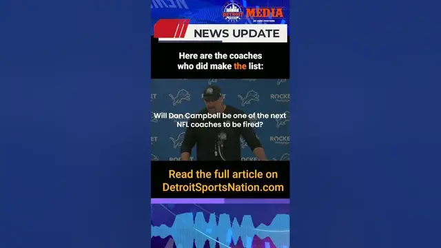 'Video thumbnail for Is Dan Campbell one of the most-fireable NFL head coaches'