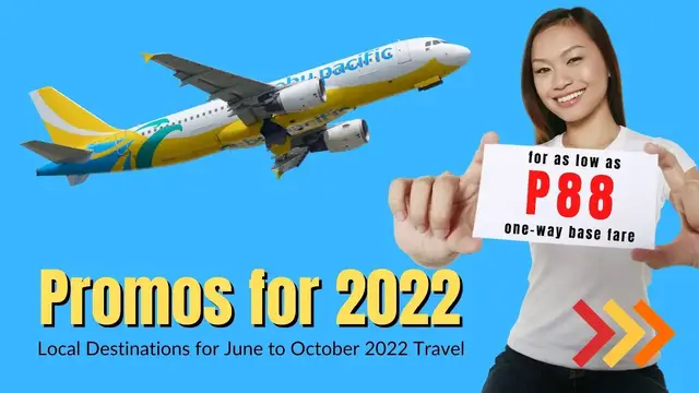 'Video thumbnail for Cebu Pacific Promo 2022 For as Low as P88 [Book Now!]'