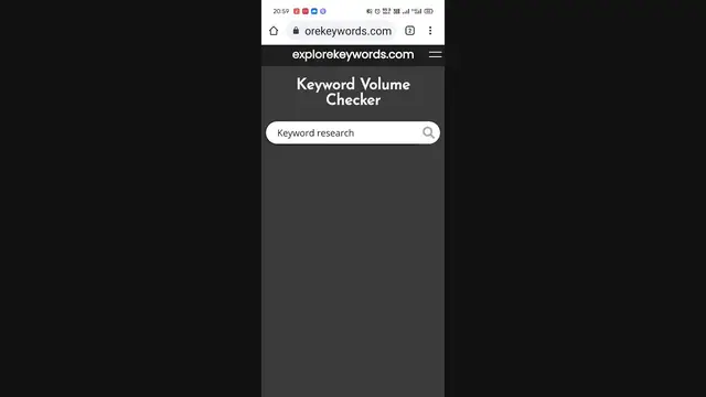 'Video thumbnail for keyword volume checker'