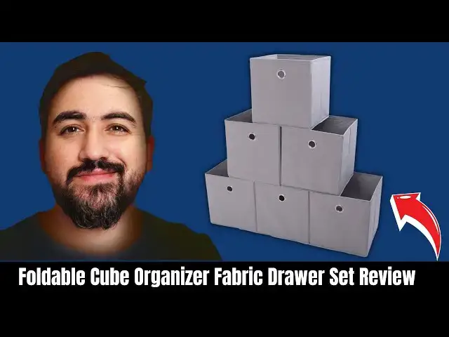 'Video thumbnail for Foldable Cube Organizer Fabric Drawer Set Review – Is It Worth It?'