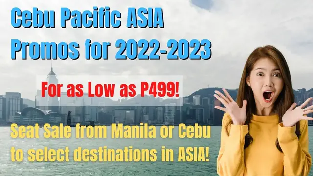 'Video thumbnail for Cebu Pacific Ticket Promo for Asia, Dubai, Sydney for as Low as P499!'