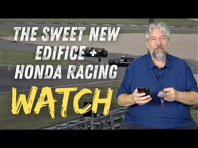 'Video thumbnail for Check Out the Casio Edifice ECB 2000HR Honda Racing Chronograph Watch!'