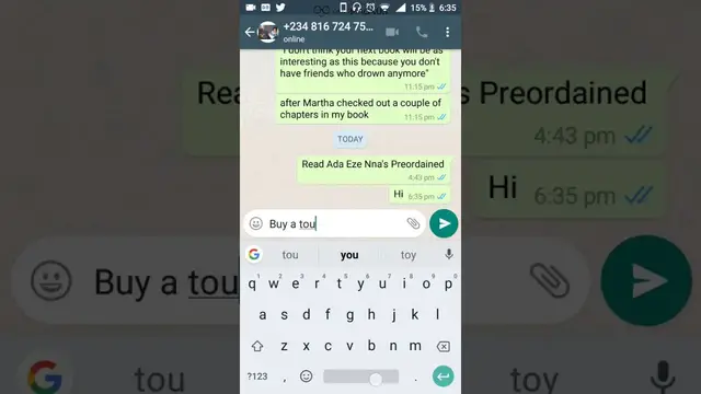 'Video thumbnail for How to Send Yourself Messages on WhatsApp'