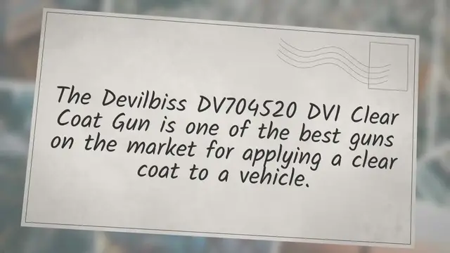 'Video thumbnail for Devilbiss DV1 Review - DV704520 DV1 Best For Clear Coat Gun'