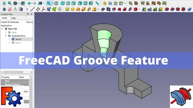 'Video thumbnail for FreeCAD Groove Feature | FreeCAD Tutorial | FreeCAD Beginner Tutorial | Mechnexus |'