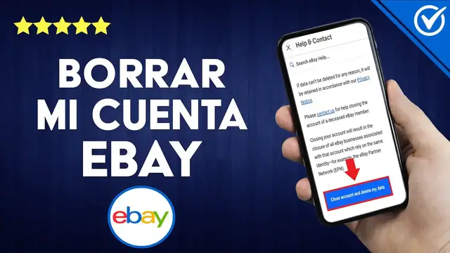 'Video thumbnail for ¿Cómo borrar definitivamente mi cuenta en EBAY? - Proceso y alternativas'