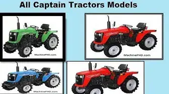 'Video thumbnail for All Captain Tractor Price List In India'