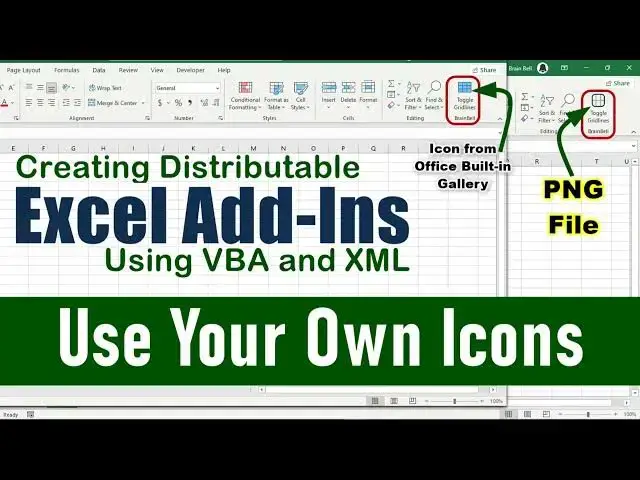 'Video thumbnail for How to Use Your Images as Icons for Excel add-Ins Buttons'