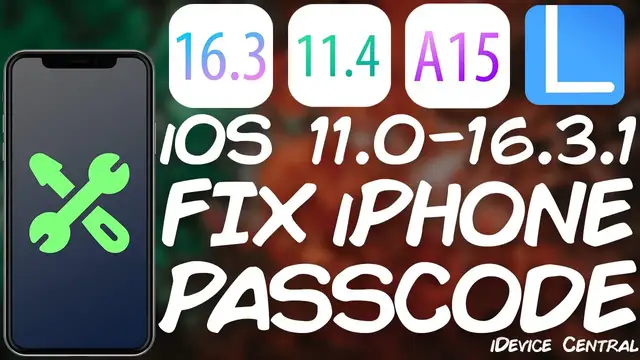'Video thumbnail for iOS 11 - 16.3.1: How To Fix iPhone, iPad, or iPod Touch If You Forgot Passcode'