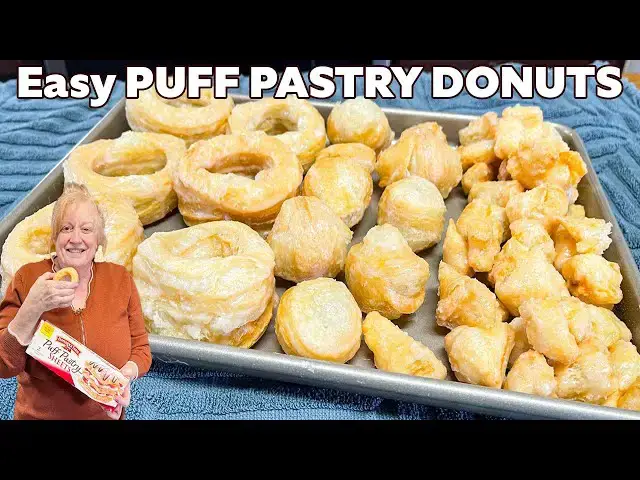 'Video thumbnail for Easy PUFF PASTRY DONUTS'