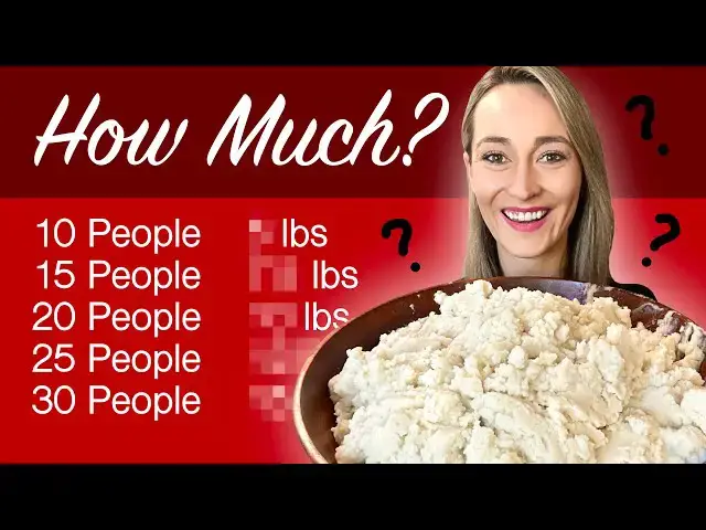 'Video thumbnail for Making Mashed Potatoes For a Crowd? (Here's How Much You Actually Need)'