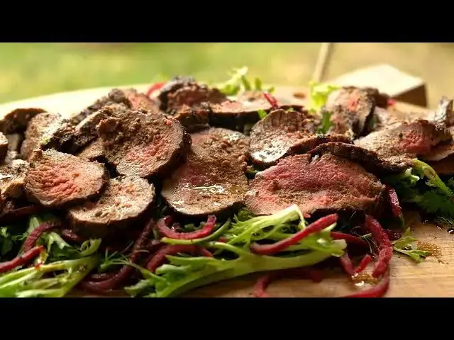 'Video thumbnail for Air Fried Venison Backstrap'