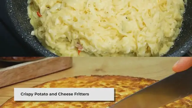 'Video thumbnail for How to Make Crispy Potato and Cheese Fritters'
