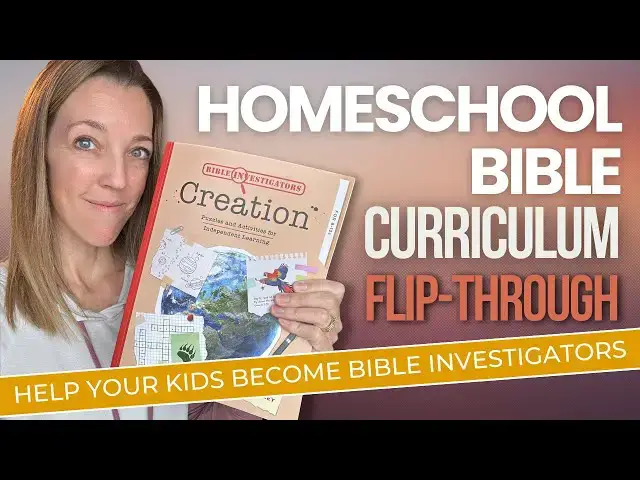 'Video thumbnail for Hands On Bible Curriculum for Kids || BIBLE INVESTIGATORS FLIP-THROUGH'