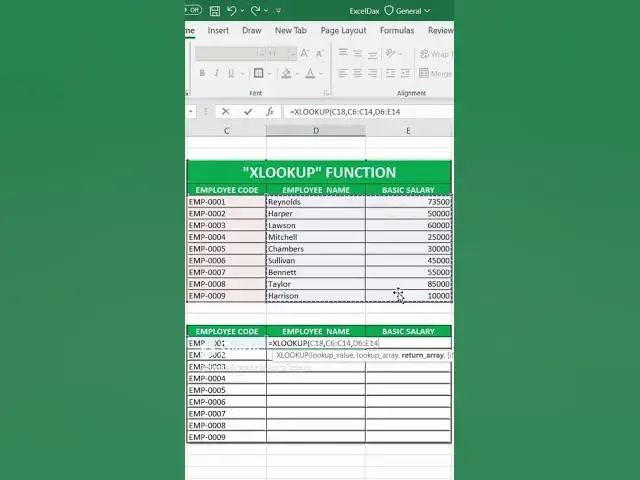 'Video thumbnail for How to use XLOOKUP Function in Excel #shorts #shortsfeed #d365snippets #excel #windows #exceltips'