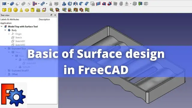 'Video thumbnail for Basic of Surface Design in FreeCAD | FreeCAD Tutorial | FreeCAD Surface | Mechnexus |'