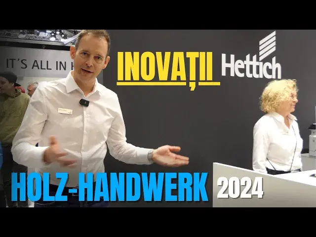 'Video thumbnail for Inovații Hettich la Holz-Handwerk 2024'