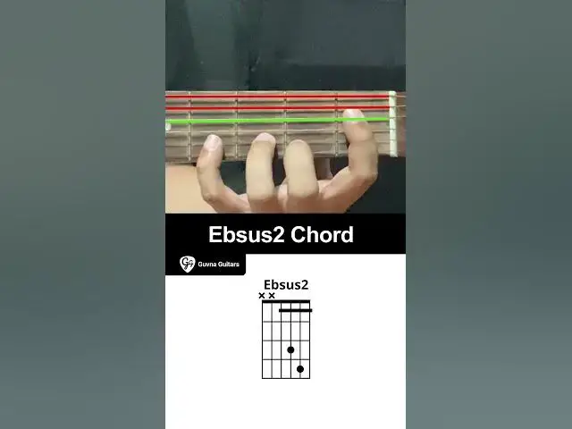 'Video thumbnail for How To Play The Ebsus2 Chord On Guitar - Guvna Guitars'