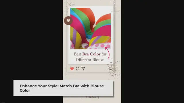 'Video thumbnail for Best Bra Color for Different Blouse Colors | Guide to Bra Color Pairing in 2024'