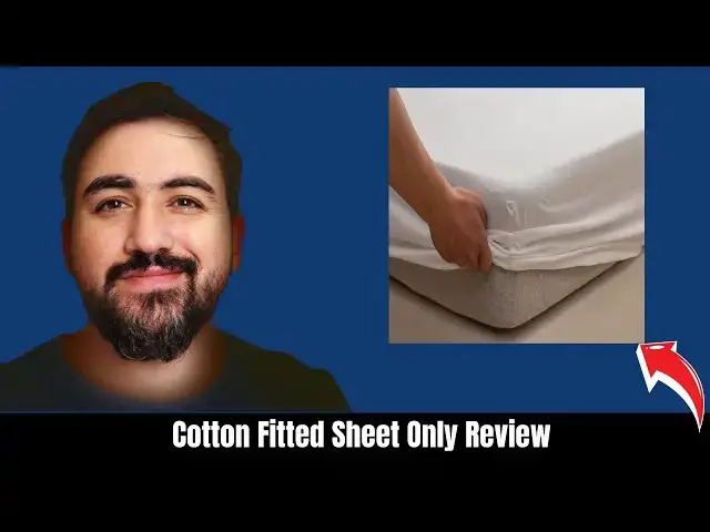 'Video thumbnail for Cotton Fitted Sheet Only Review – Ultra Soft, Deep Pocket Comfort for King Beds'