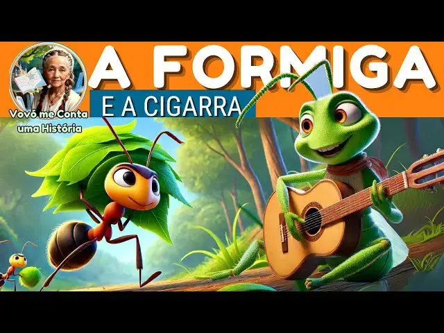 'Video thumbnail for Descubra a Mágica da Formiga e do Gafanhoto - O Conto que Embala Sonhos Com Mensagem Educativa'