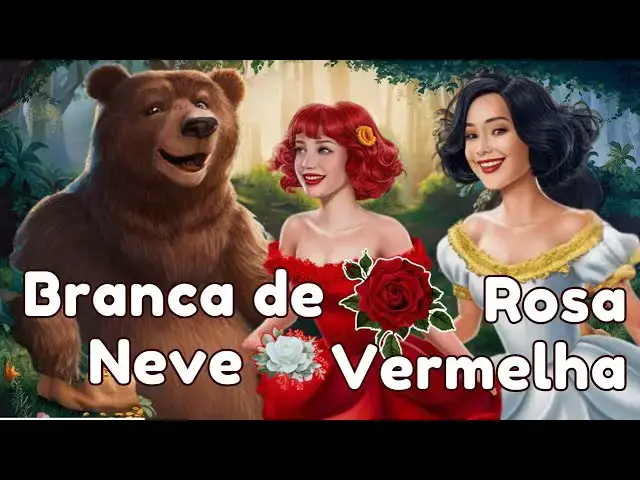 'Video thumbnail for Branca de Neve e Rosa Vermelha | Uma Historia Inspiradora para Dormir'