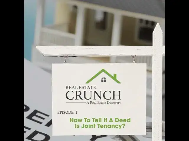 'Video thumbnail for How To Tell If A Deed Is Joint Tenancy?'