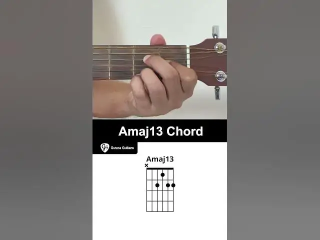'Video thumbnail for How To Play The Amaj13 Chord On Guitar - Guvna Guitars'