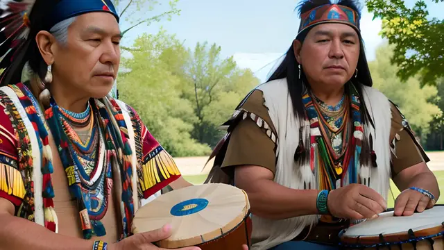 'Video thumbnail for Native American Pow Wow Drumming'