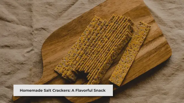 'Video thumbnail for Easy Homemade Cheese and Poppy Seed Crackers'