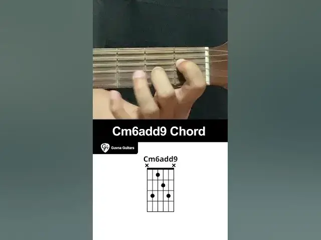 'Video thumbnail for How To Play The Cm6add9 Chord On Guitar - Guvna Guitars'