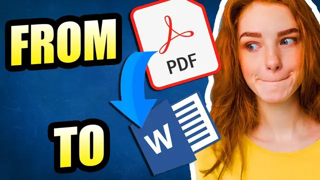 'Video thumbnail for How To Easily Convert a PDF Document To a Word File Online in 2023'