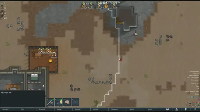 'Video thumbnail for Capturing Raiders Alive in Rimworld'
