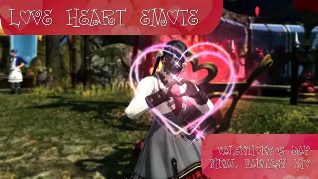 'Video thumbnail for FFXIV Love Heart Emote -  FF14 Valentione's Day Emote 2024'