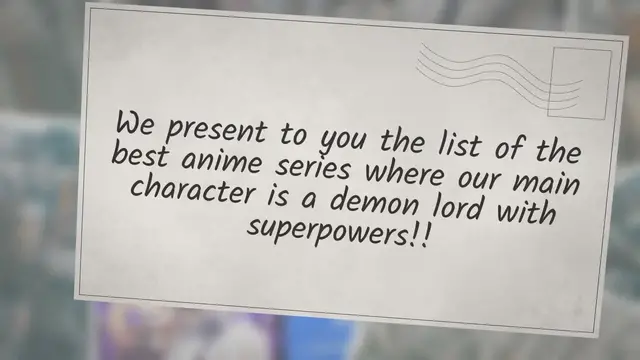 'Video thumbnail for 20+ Best Anime Where Mc Is An Overpowered Demon Lord'
