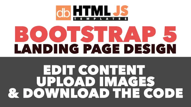 'Video thumbnail for Edit Website Template Online - Bootstrap 5'