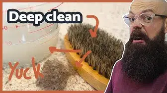 'Video thumbnail for How to DEEP clean a boar bristle brush | Freeze it first!'