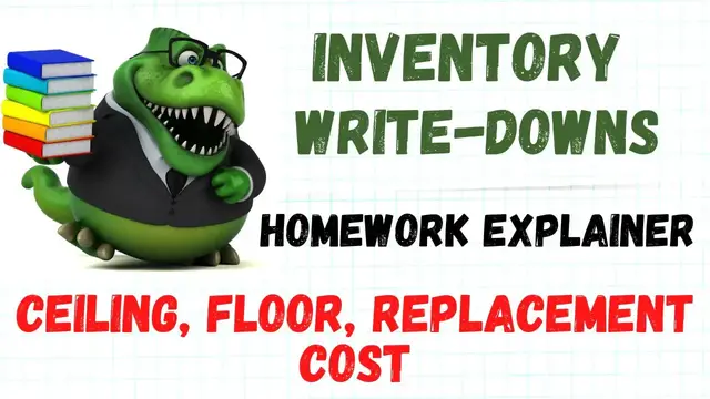 'Video thumbnail for Inventory Write-downs | Lower of Cost or Market | Ceiling, Floor, Replacement | Accounting How To |'
