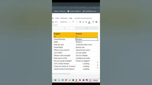 'Video thumbnail for Translate Languages in Google Sheets'