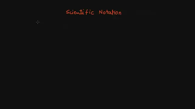 'Video thumbnail for Scientific notation'