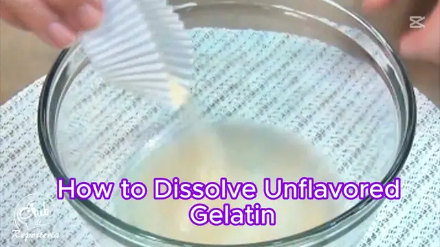 'Video thumbnail for How to Dissolve Unflavored Gelatin Powder'