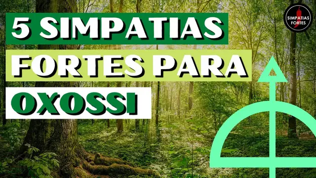 'Video thumbnail for OXOSSI - 5 Simpatias fortes para o ORIXÁ DA CAÇA trazer prosperidade e abrir caminhos na sua vida!'