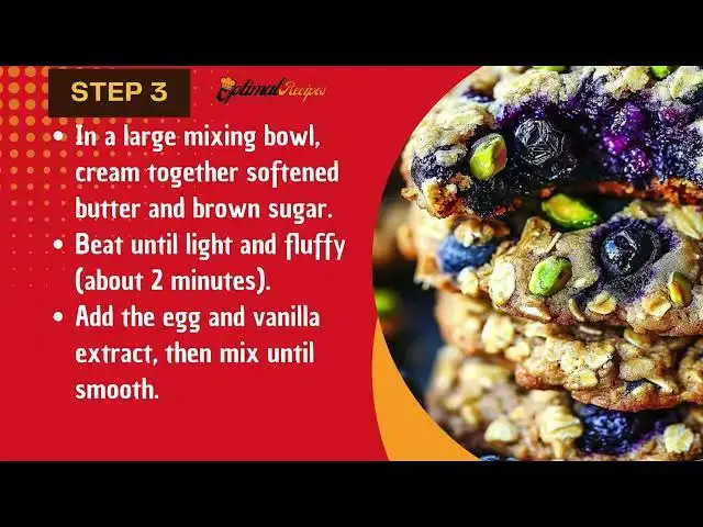 'Video thumbnail for Irresistible Blueberry Pistachio Oatmeal Cookies'