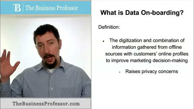 'Video thumbnail for Data On-Boarding - Marketing'