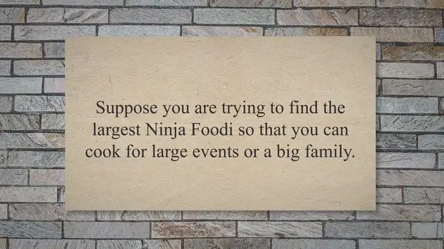 'Video thumbnail for What is the Largest Ninja Foodi Air Fryer?'