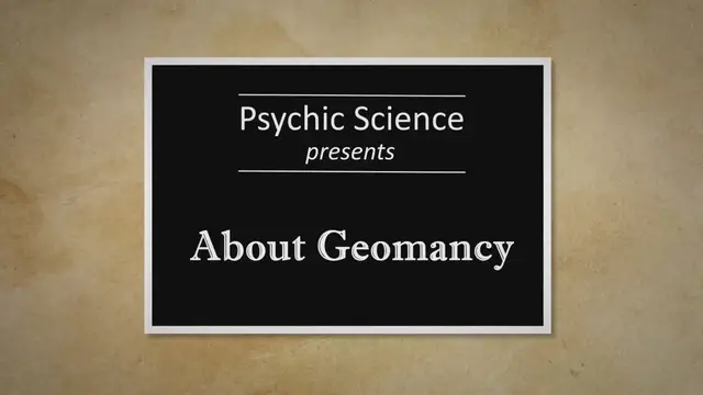'Video thumbnail for Introduction to Geomancy'